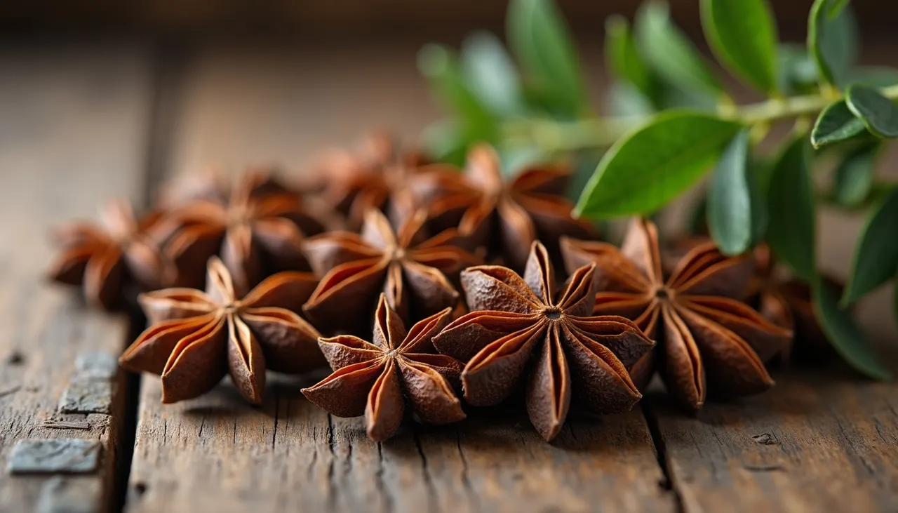 Ätherisches Sternanisöl - Illicium verum aus EU, würzig-süß, Herznote für Aromatherapie