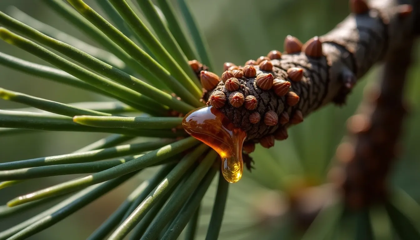 Pinus-pinaster-Wald in Portugal, Herkunft des Balsamterpentinöls von aromen123
