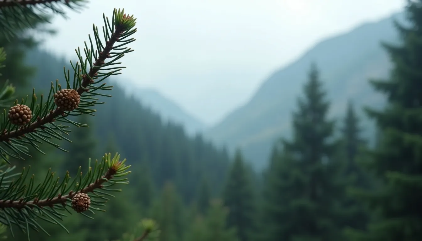 Zirbelkiefern im Bergwald, Herkunft des ätherischen Zirbelkieferöls von aromen123