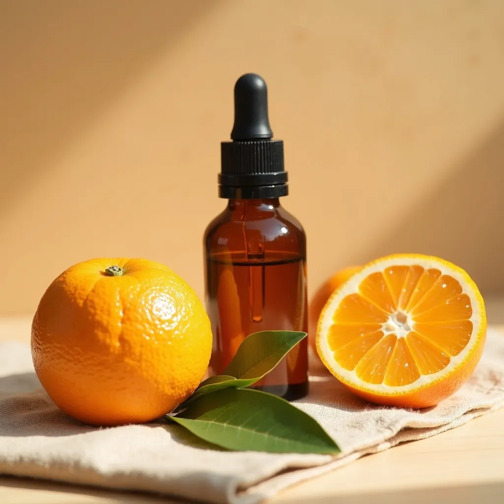 Orangenoel bitter italienisch mit Bitterorangen dekorativ arrangiert