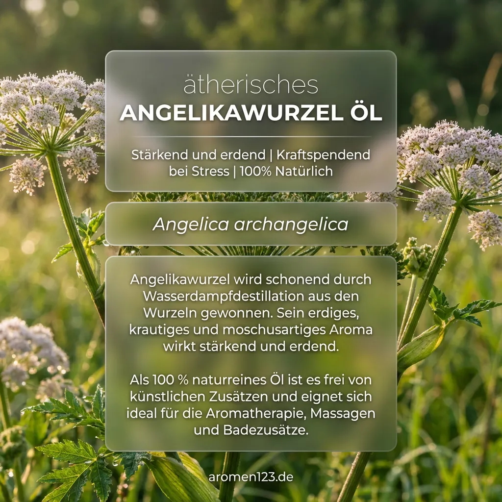 Braunglasflasche Angelikawurzeloel Angelica archangelica von aromen123