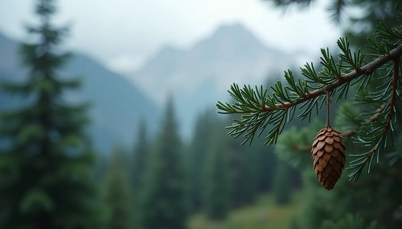Fichtenwald in Kasachstan, Herkunft des Fichtennadelöls von aromen123