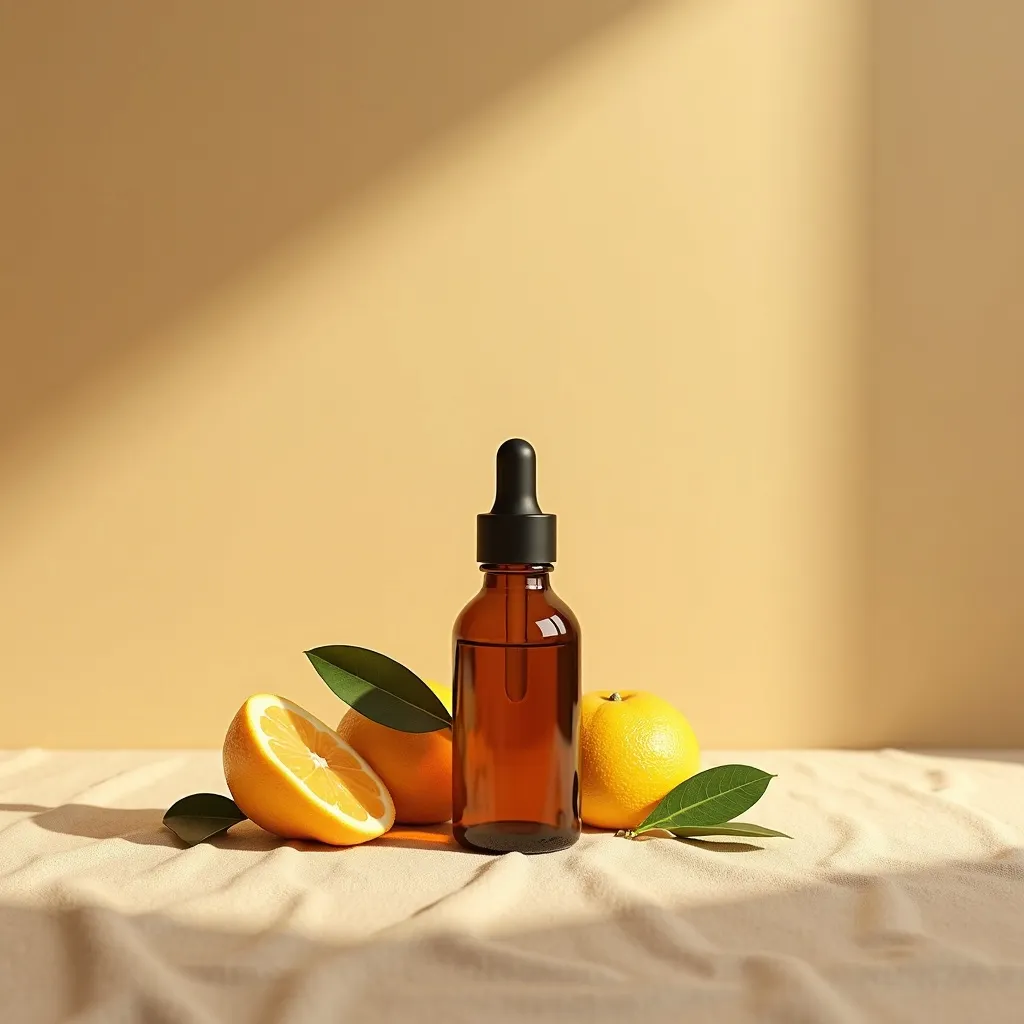 Orangenöl bitter brasilianisch 10ml - Ätherisches Citrus aurantium Öl Ätherisches Bitterorangenöl brasilianisch mit Orangen dekorativ arrangiert
