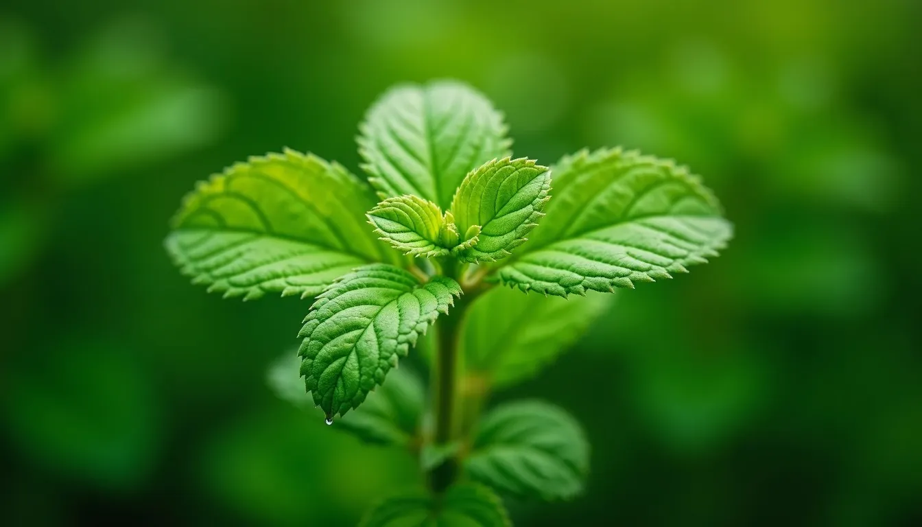 Frische Zitronenmelisse im Garten, Herkunft des Melissenöls Officinalis von aromen123