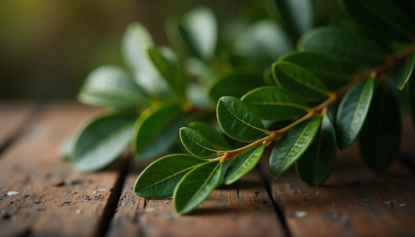 Bayblätter des Bayrumbaums, Herkunft des ätherischen Bayöls Pimenta racemosa von aromen123