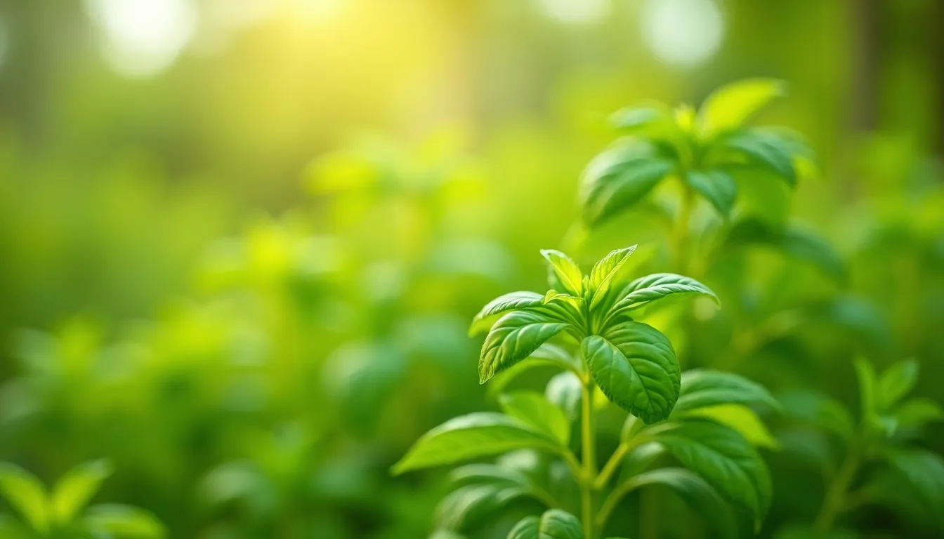 Basilikumpflanze Ocimum basilicum in Indien, Herkunft des Basilikumöls