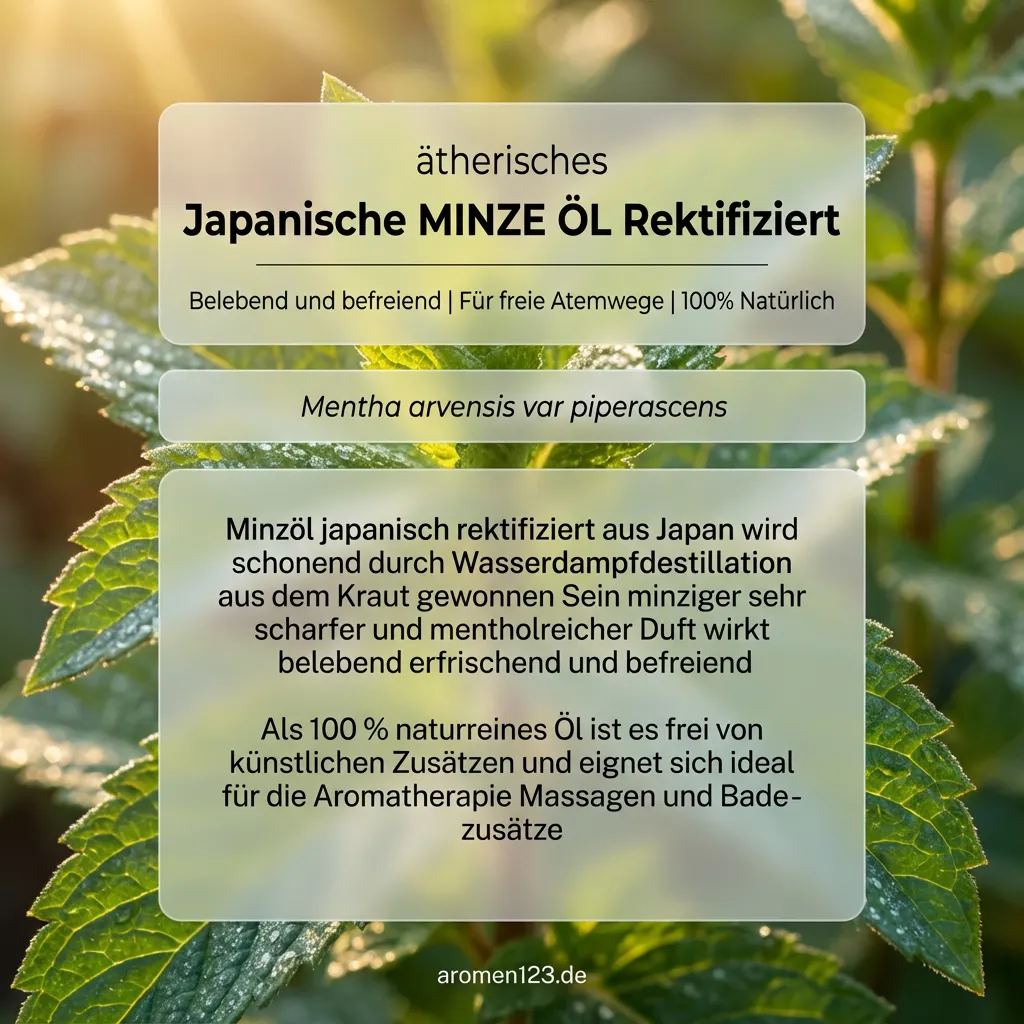 Braunglasflasche Minzöl japanisch rektifiziert von aromen123