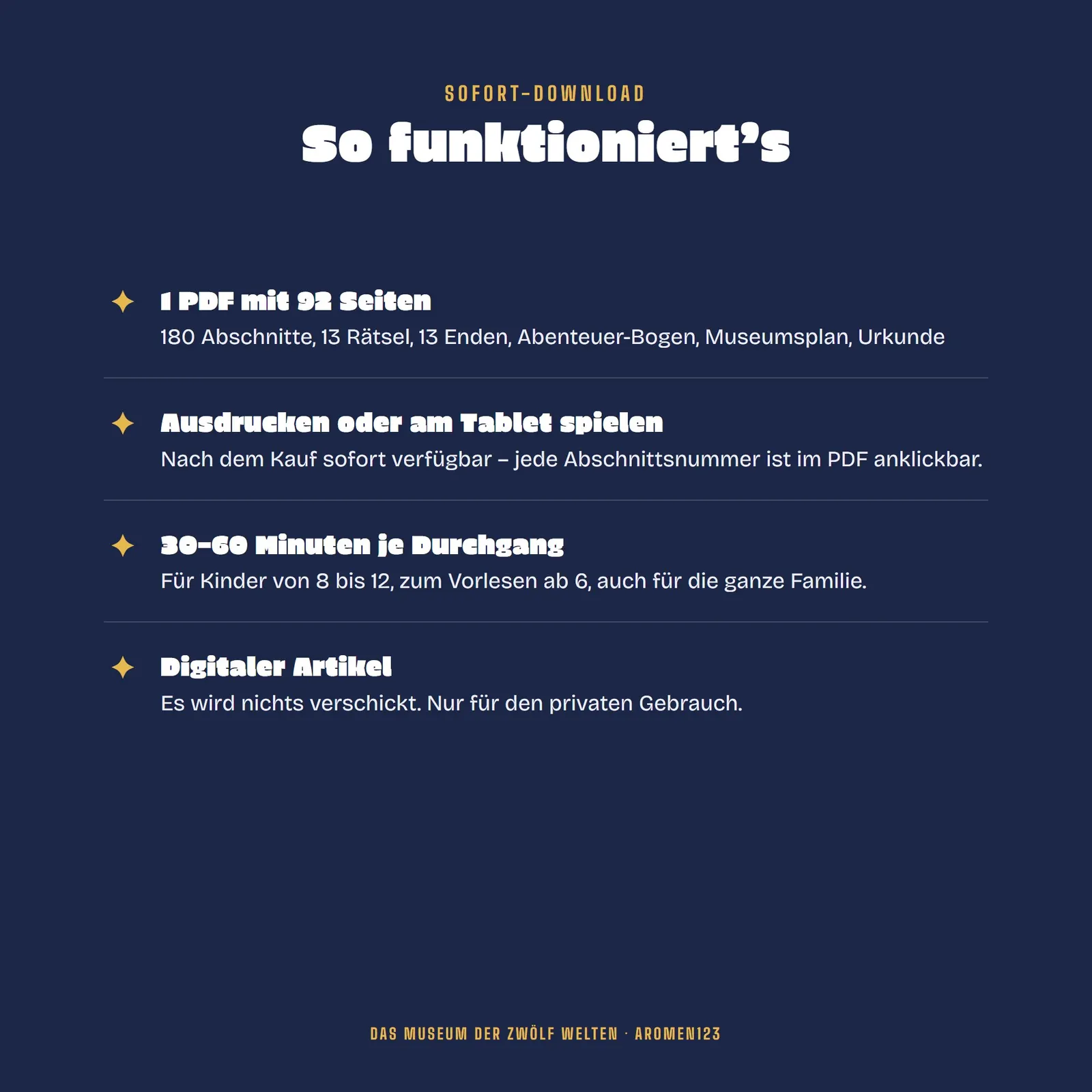 Spielbuch für Kinder zum Ausdrucken – Das Museum der zwölf Welten – Einblick 4