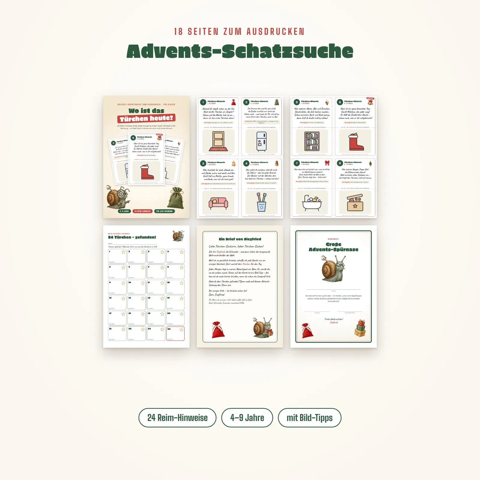 Advents-Schatzsuche für Kinder – Wo ist das Türchen heute? – Einblick 1
