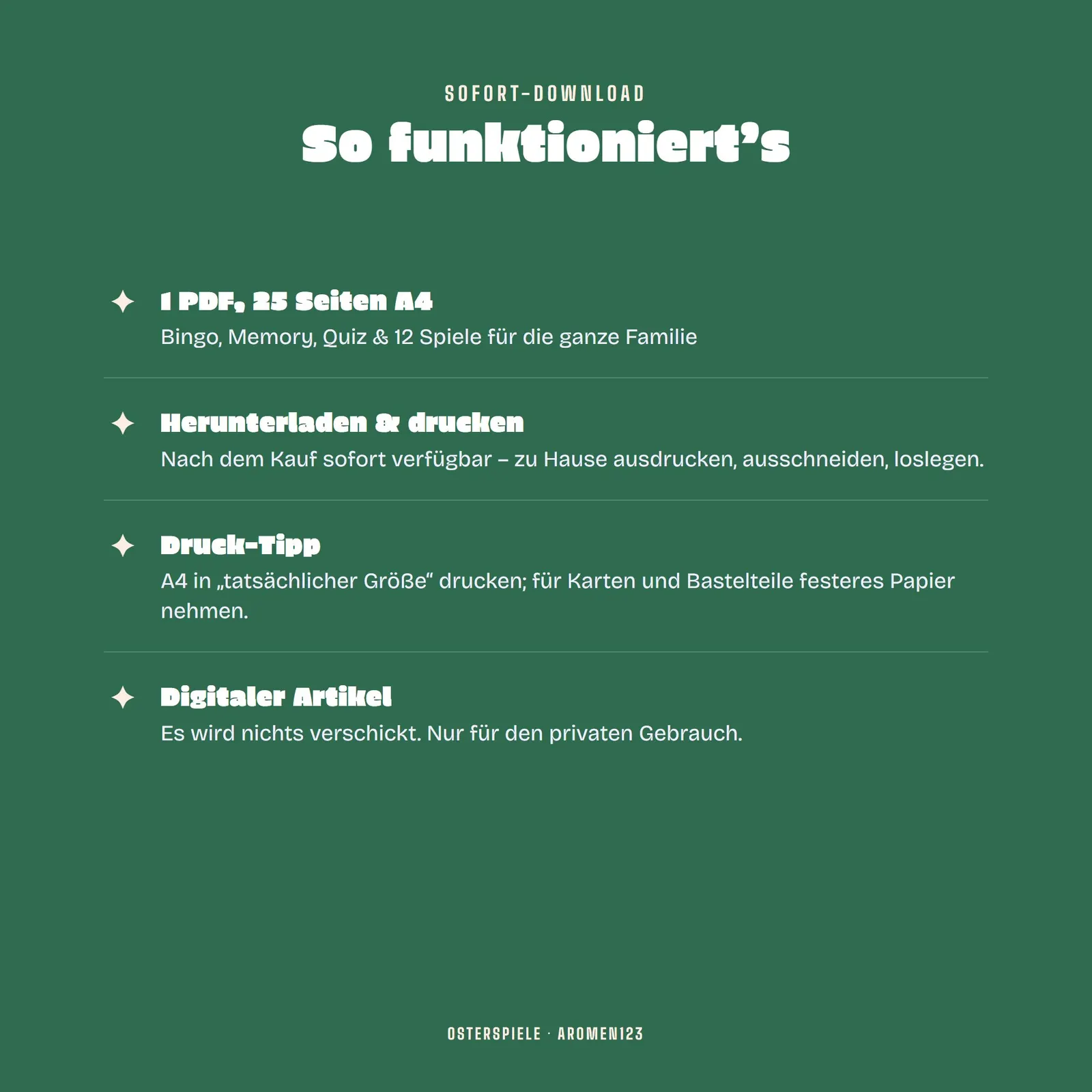 Osterspiele für die Familie zum Ausdrucken – Bingo, Memory und Quiz Osterspiele für die Familie zum Ausdrucken – Bingo, Memory und Quiz – Einblick 4