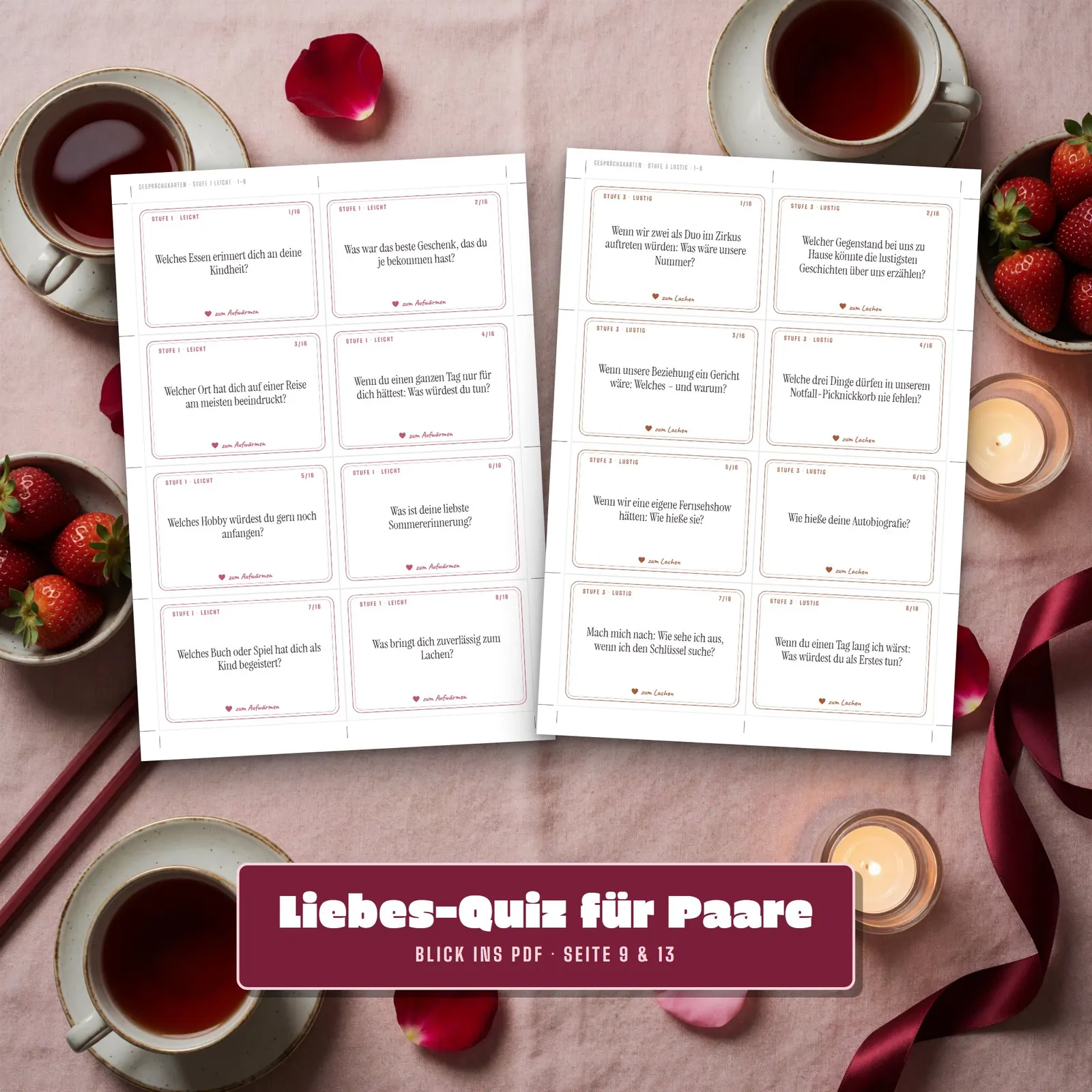 Liebesquiz für Paare zum Ausdrucken – Wie gut kennst du mich? – Einblick 3