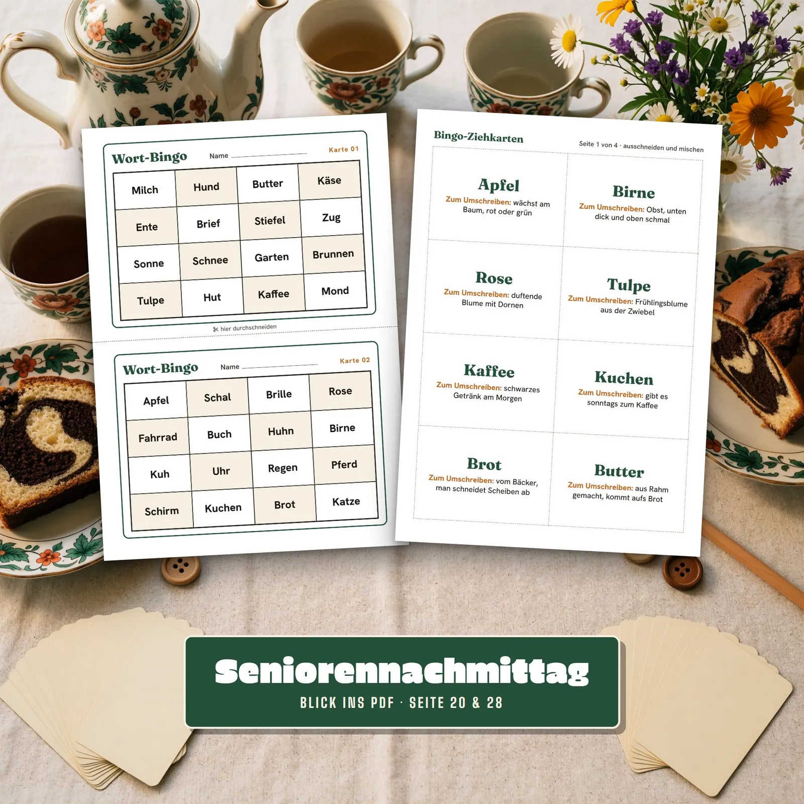 Spiele für den Seniorennachmittag – Gruppenspiele zum Ausdrucken Spiele für den Seniorennachmittag – Gruppenspiele zum Ausdrucken – Einblick 3