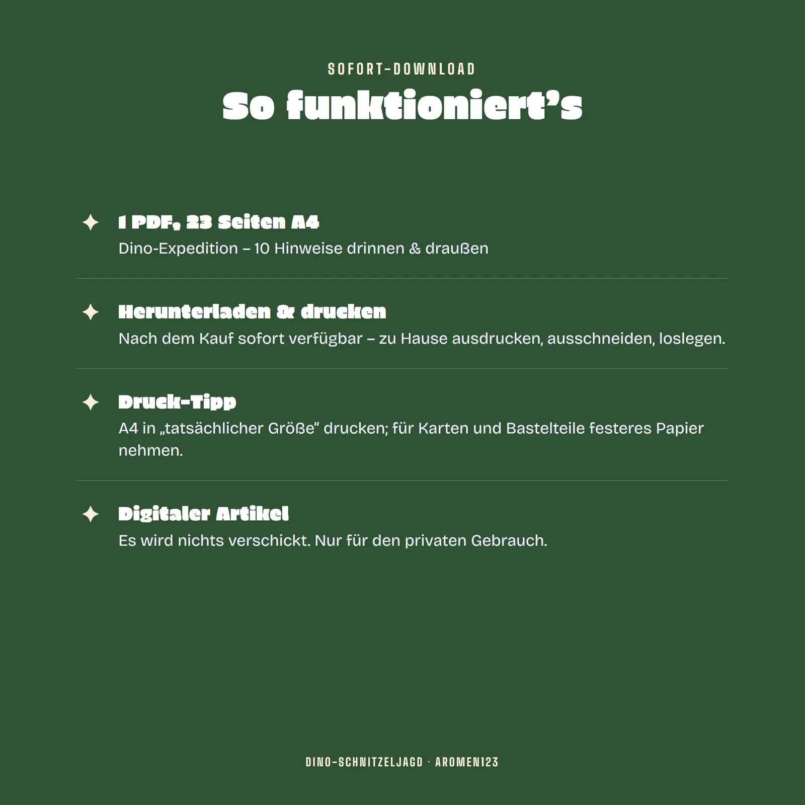 Dino-Schnitzeljagd zum Kindergeburtstag – Die Dino-Expedition – Einblick 4
