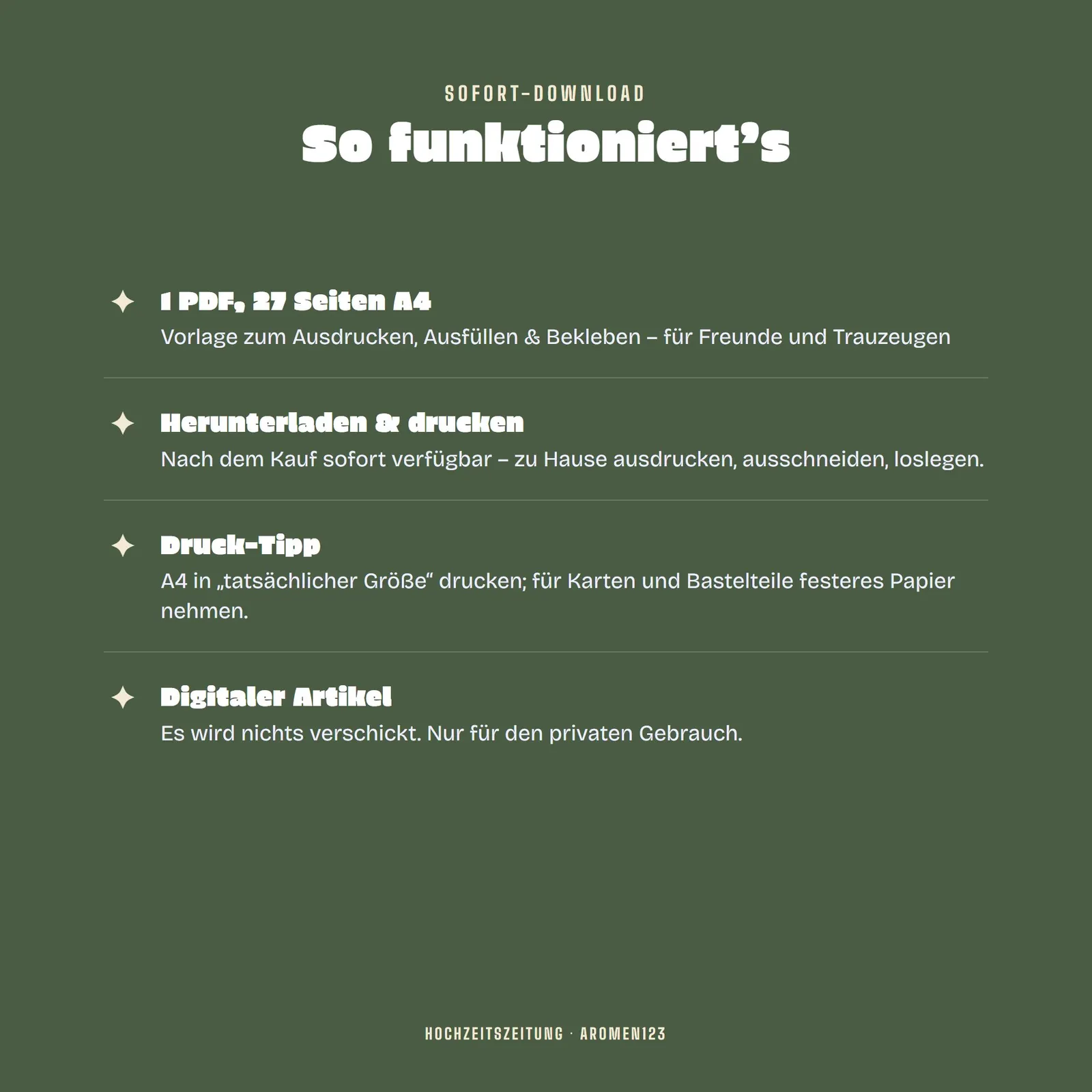 Hochzeitszeitung Vorlage – 22 Zeitungsseiten zum Ausfüllen Hochzeitszeitung Vorlage – 22 Zeitungsseiten zum Ausfüllen – Einblick 4