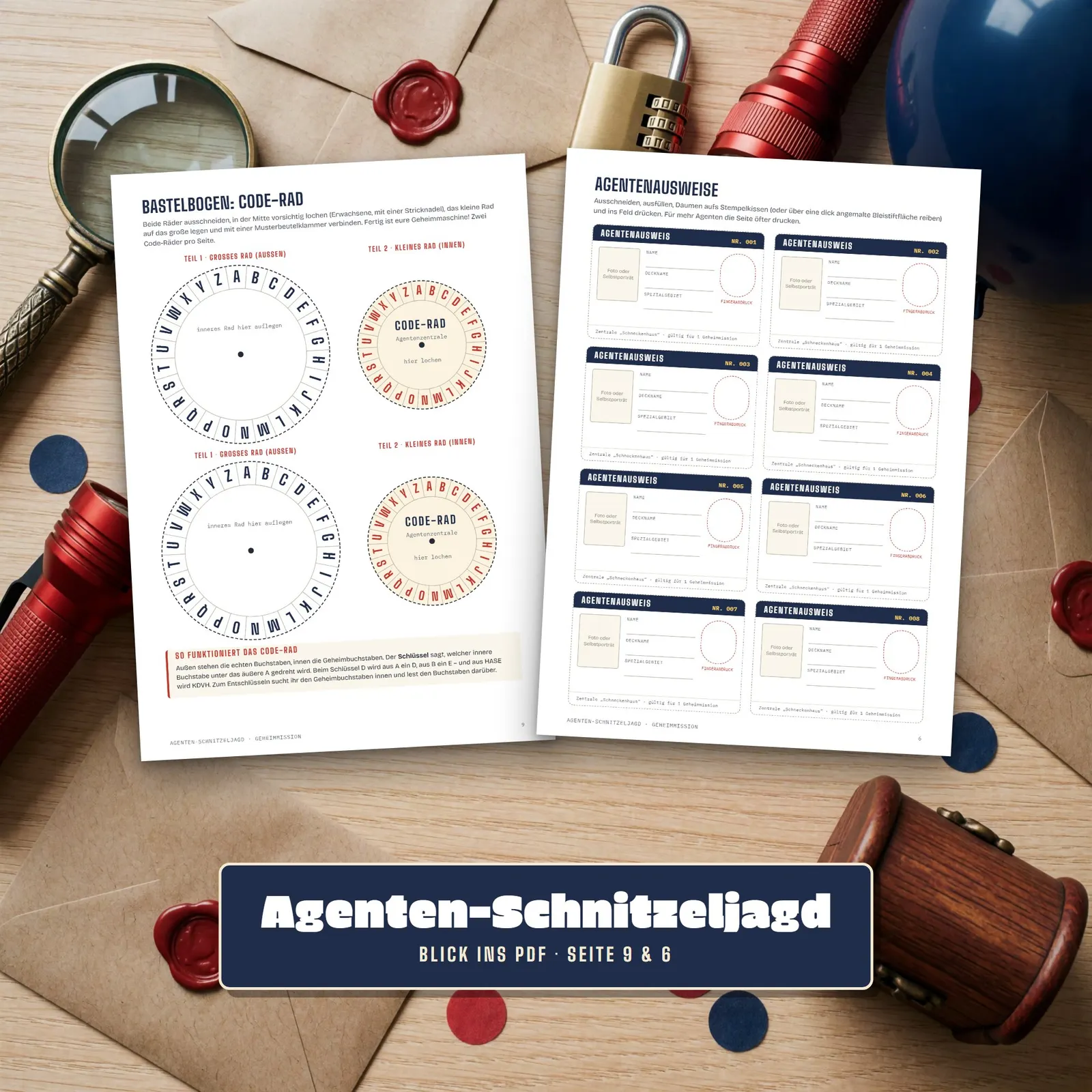 Agenten-Schnitzeljagd zum Kindergeburtstag – Geheimmission – Einblick 3