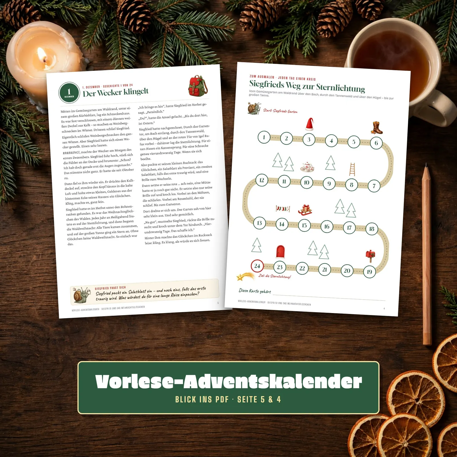 Vorlese-Adventskalender – Siegfried und das Weihnachtsglöckchen – Einblick 2