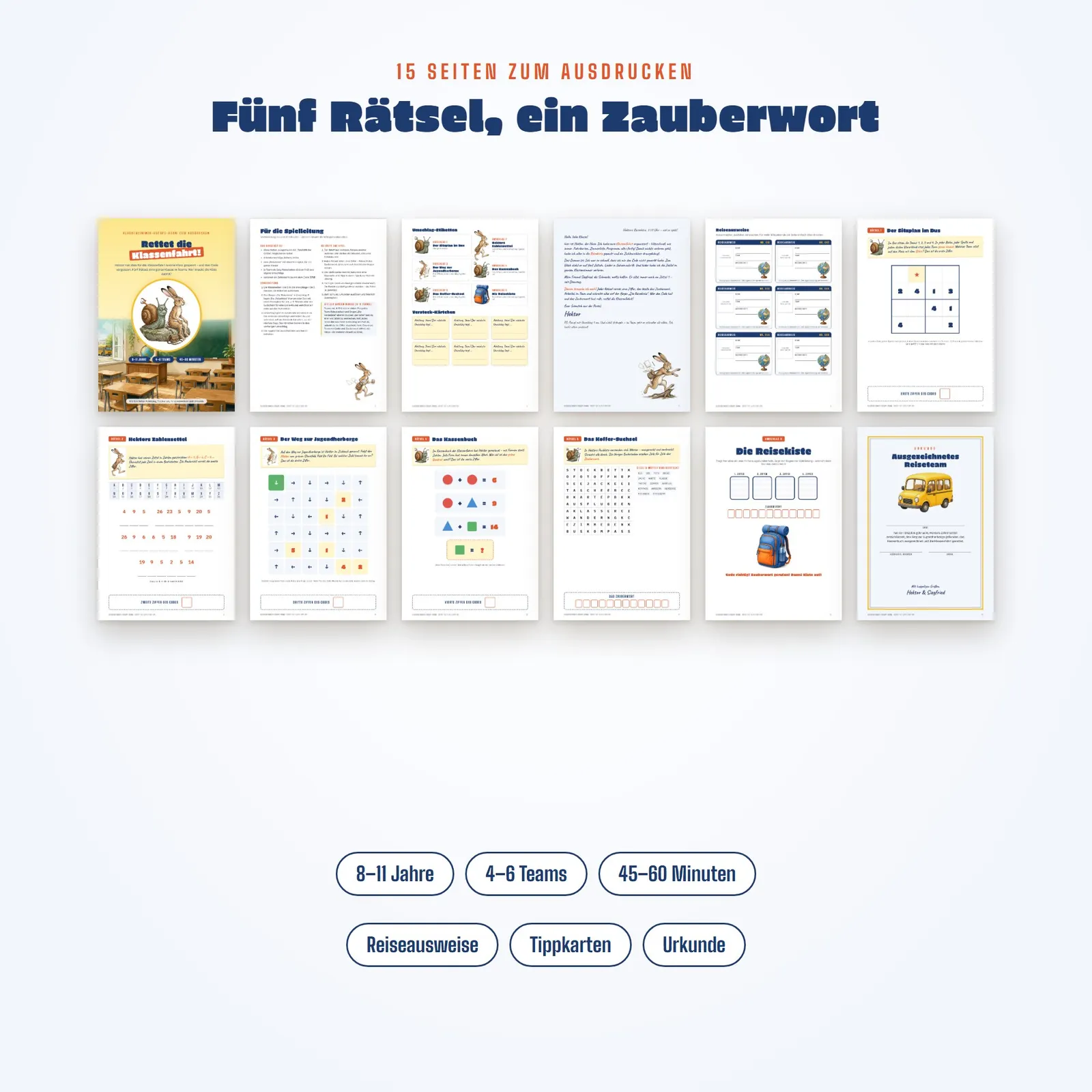 Escape Room für die Schule – Rettet die Klassenfahrt! – Einblick 1
