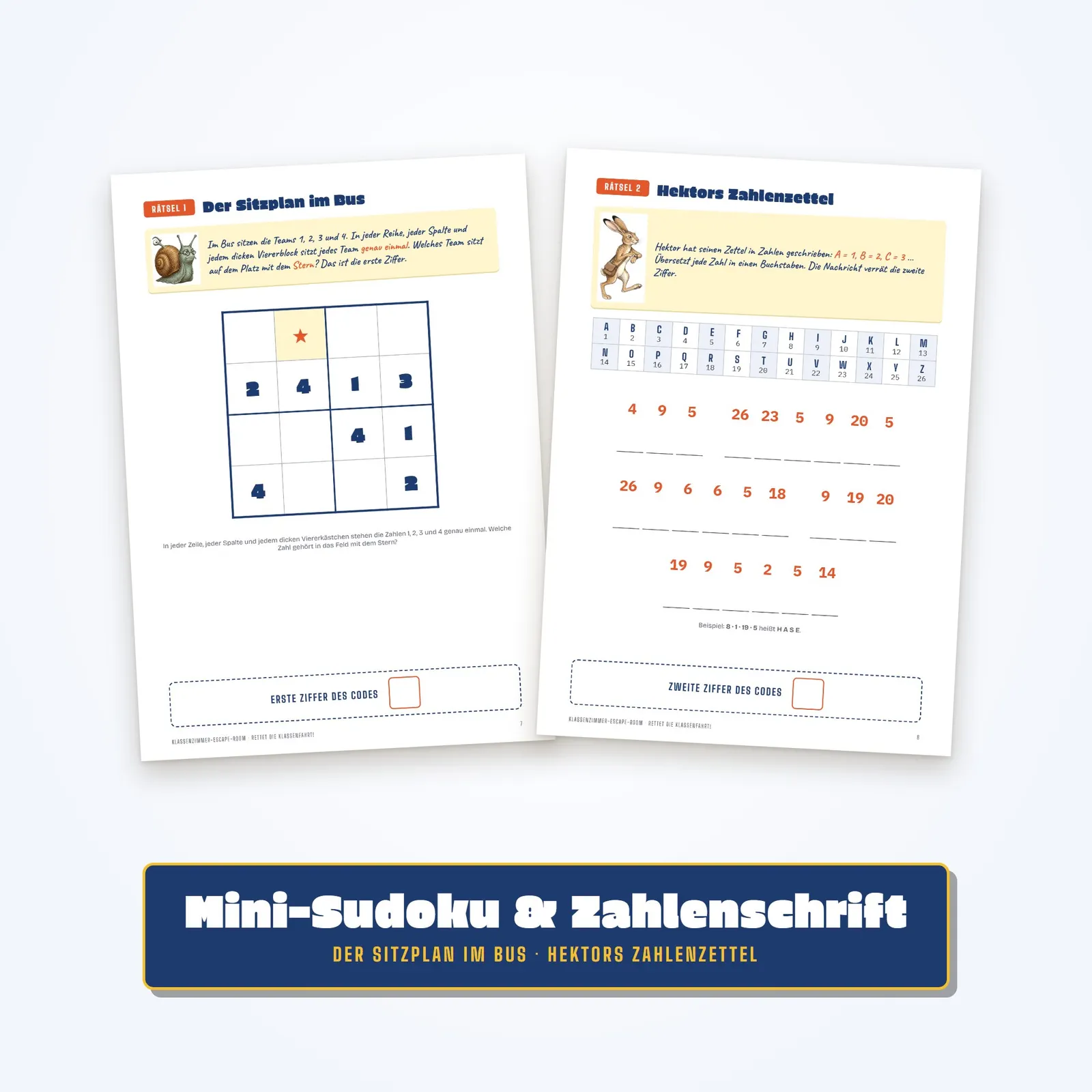 Escape Room für die Schule – Rettet die Klassenfahrt! – Einblick 2