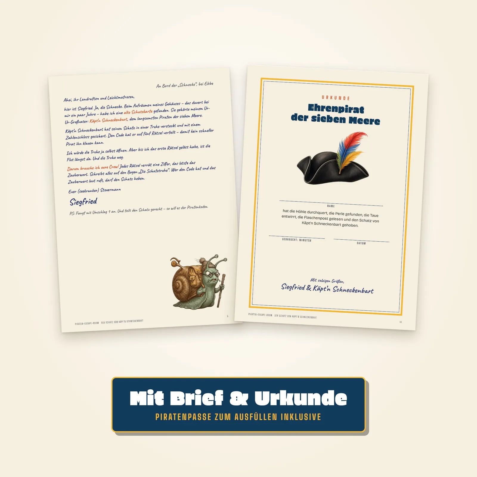 Piraten-Escape-Room – Der Schatz von Käpt’n Schneckenbart – Einblick 4