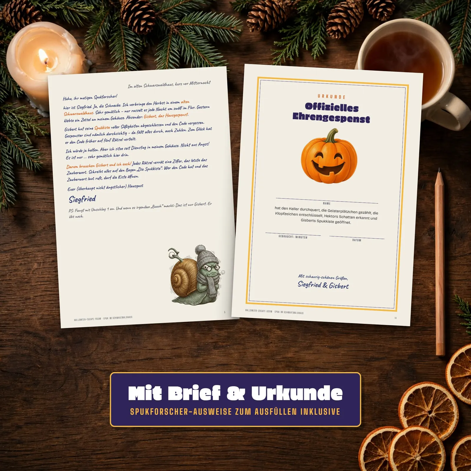 Halloween-Escape-Room für Kinder – Spuk im Schwarzwaldhaus – Einblick 4