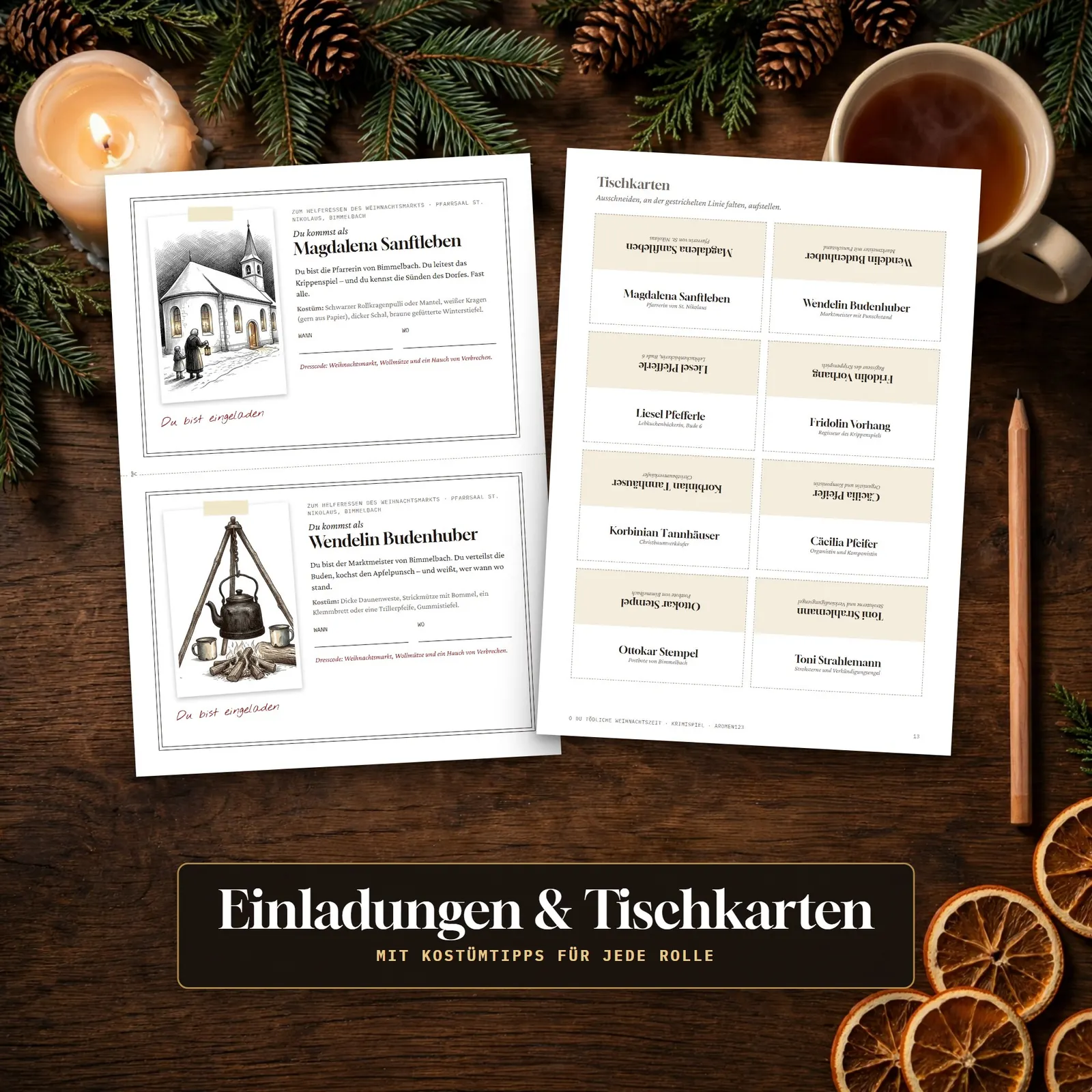 Weihnachtskrimi-Spiel – O du tödliche Weihnachtszeit – Einblick 4