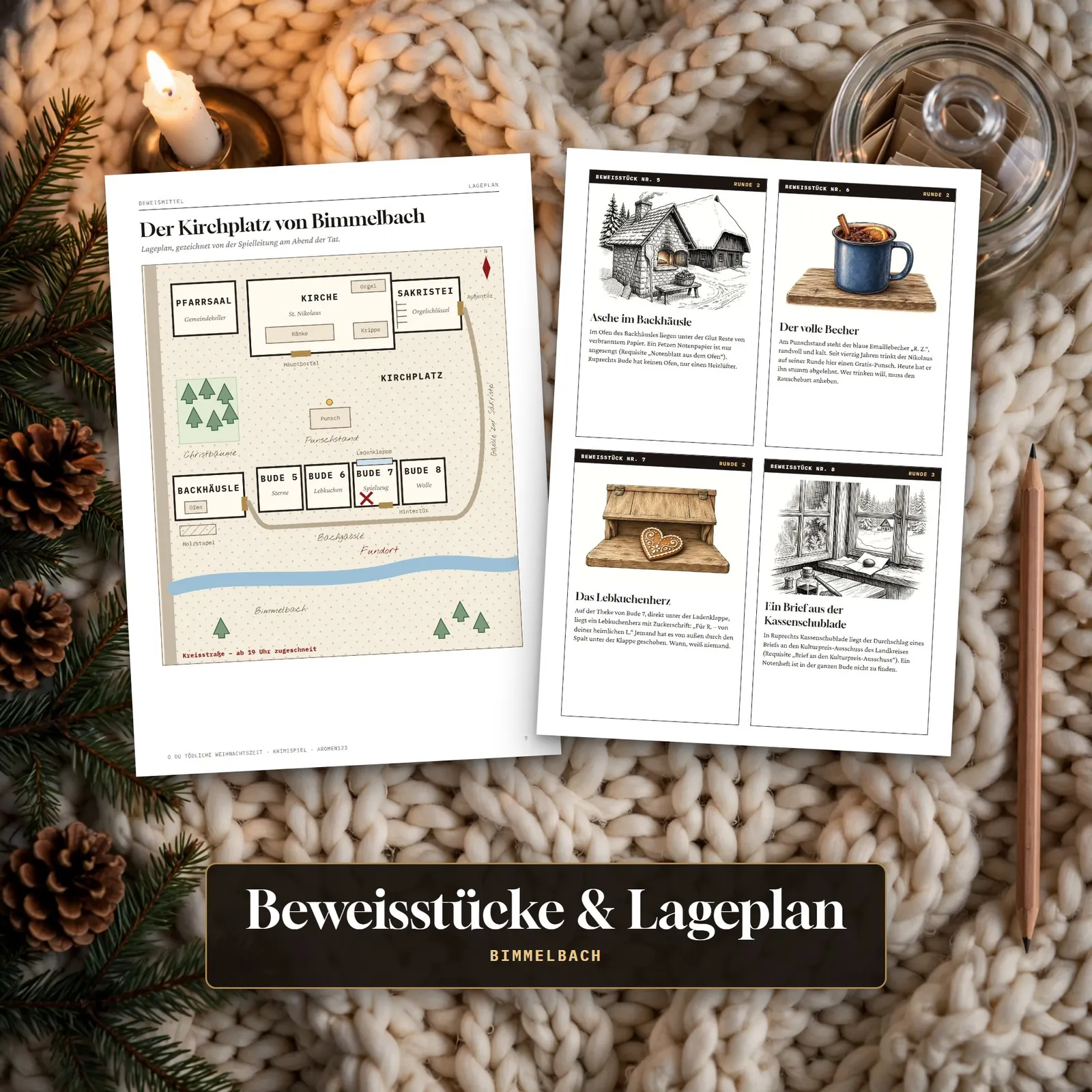 Weihnachtskrimi-Spiel – O du tödliche Weihnachtszeit – Einblick 3