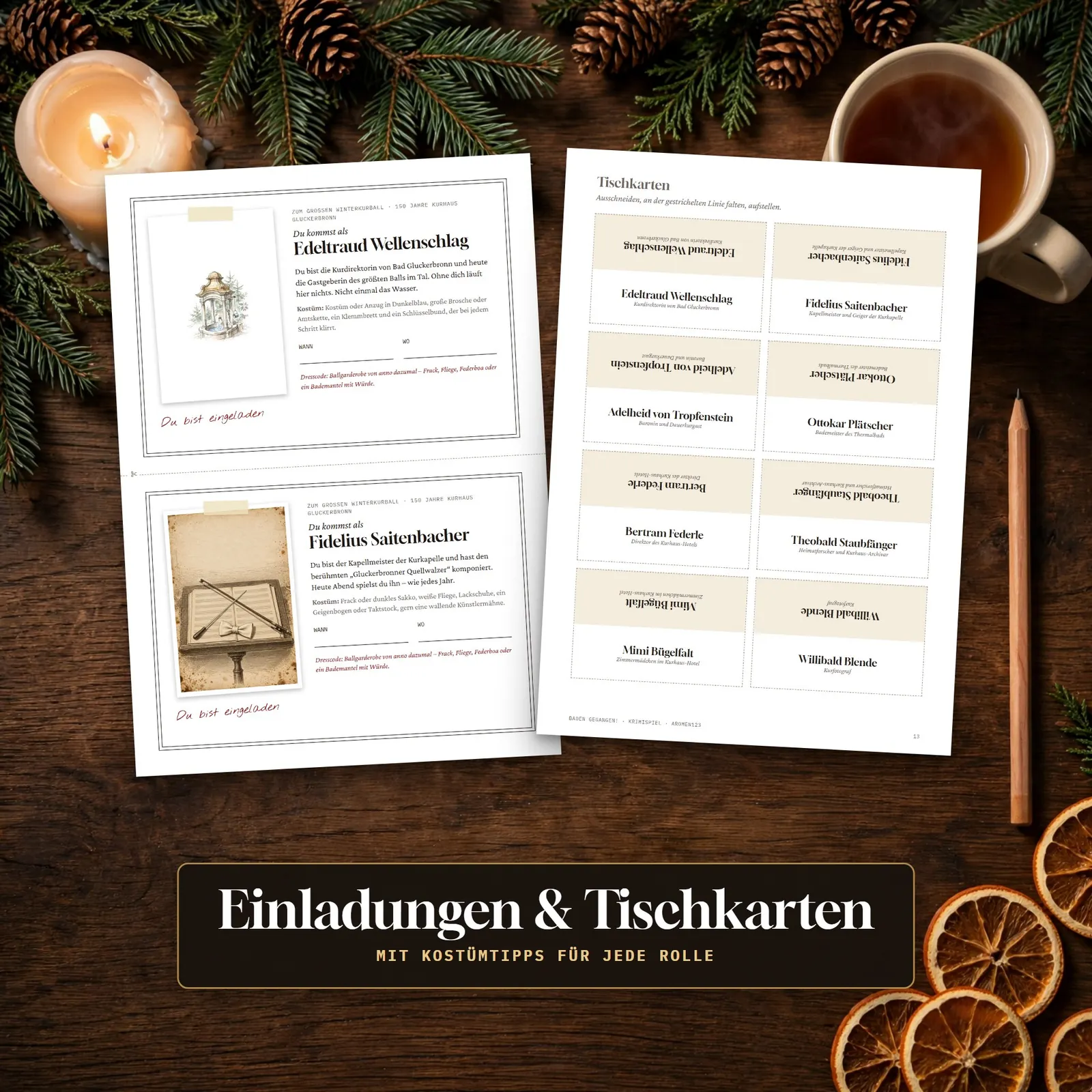 Winter-Krimispiel zum Ausdrucken – Baden gegangen! Winter-Krimispiel zum Ausdrucken – Baden gegangen! – Einblick 4