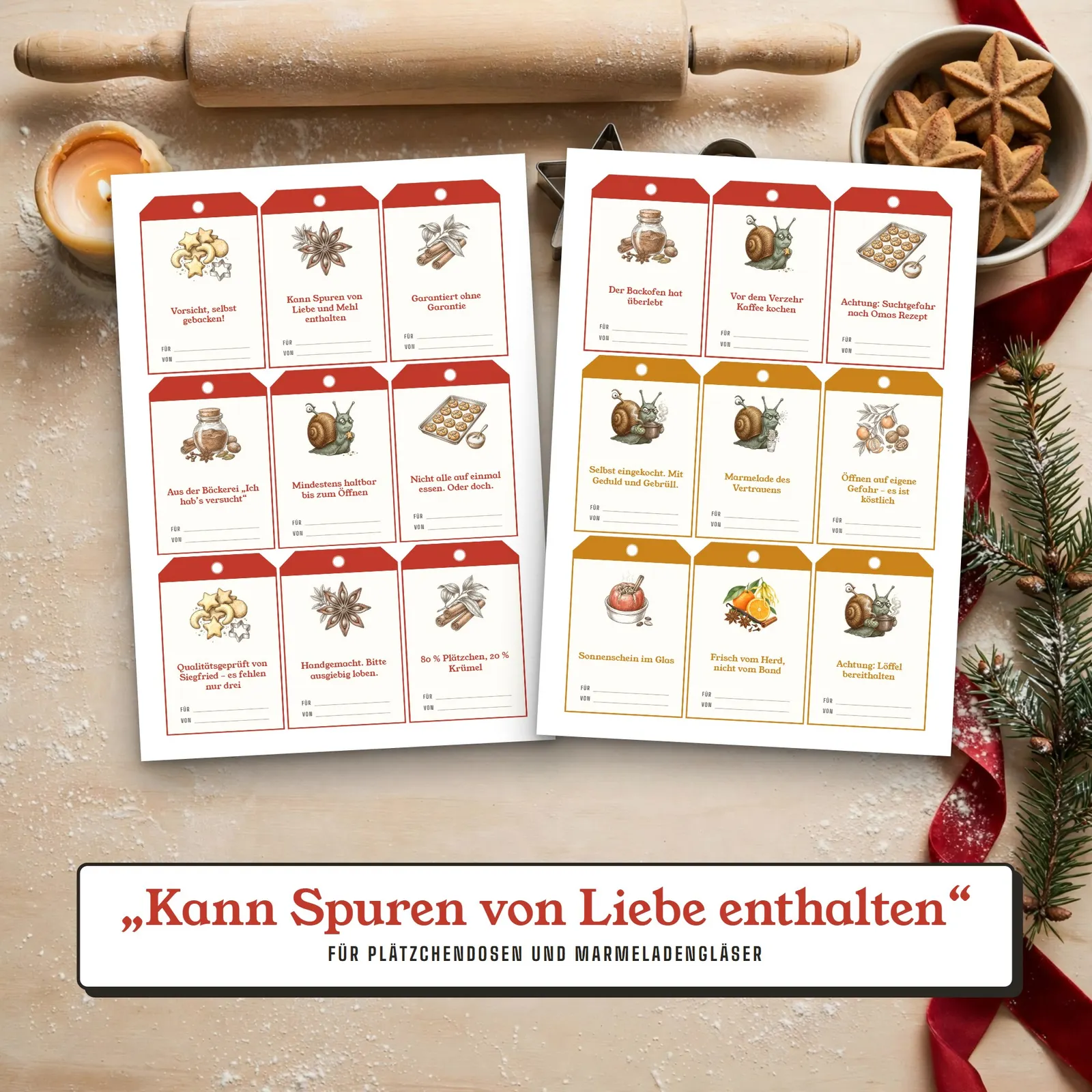Lustige Geschenkanhänger zum Ausdrucken – Vorsicht, selbst gemacht! – Einblick 2