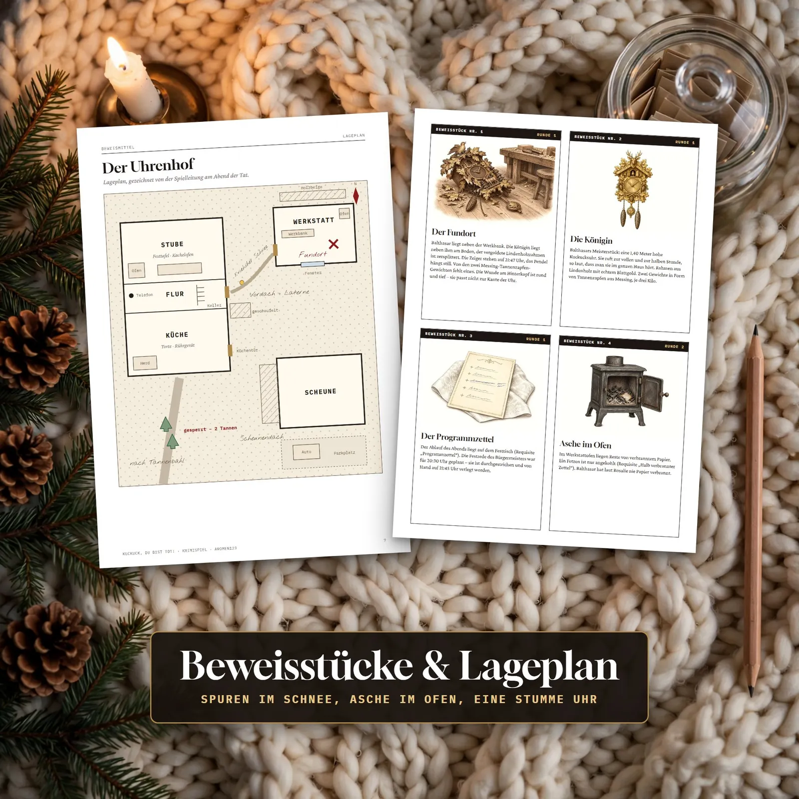 Krimispiel zum Ausdrucken – Kuckuck, du bist tot! Krimispiel zum Ausdrucken – Kuckuck, du bist tot! – Einblick 3