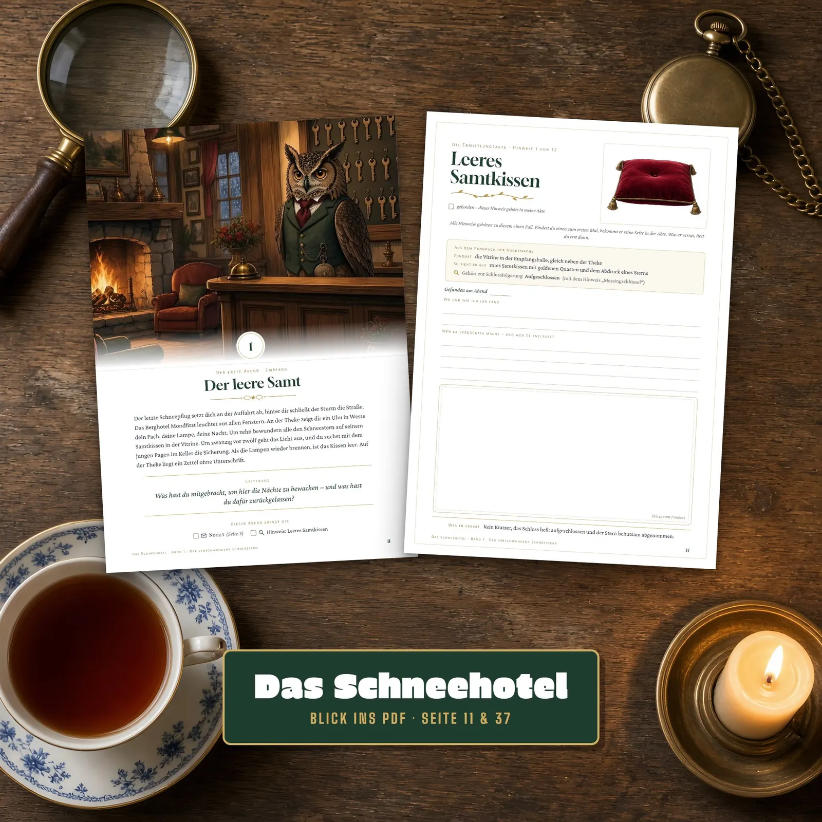 Solo-Krimi zum Ausdrucken – Das Schneehotel, Band 1 Solo-Krimi zum Ausdrucken – Das Schneehotel, Band 1 – Einblick 3