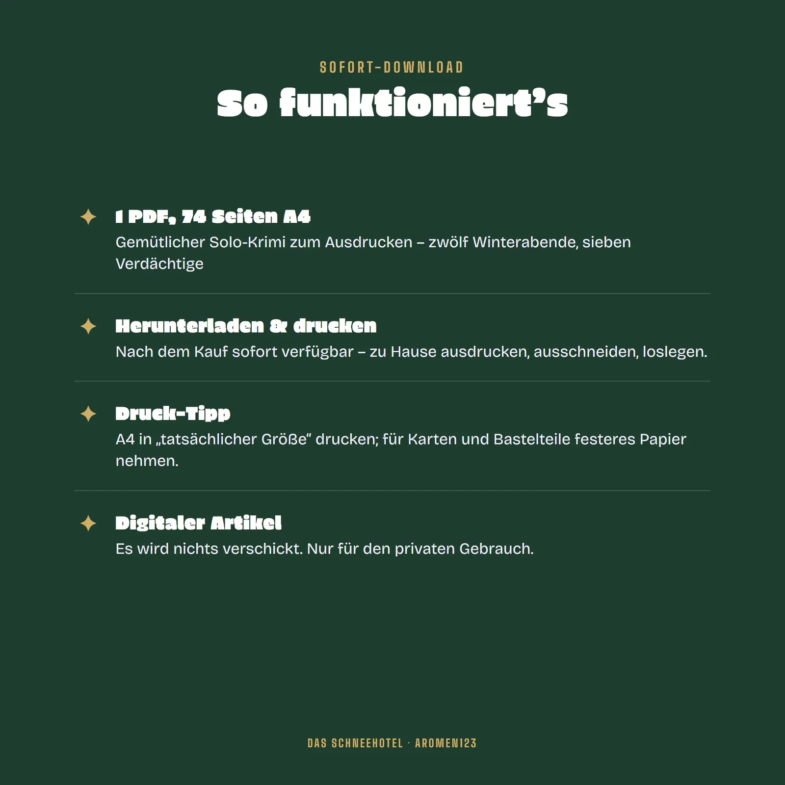 Solo-Krimi zum Ausdrucken – Das Schneehotel, Band 1 Solo-Krimi zum Ausdrucken – Das Schneehotel, Band 1 – Einblick 4