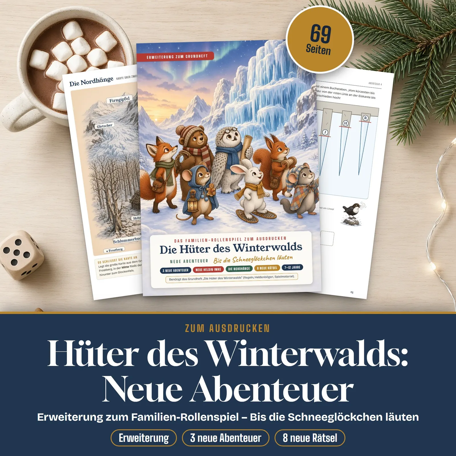 Rollenspiel-Erweiterung für Kinder – Die Hüter des Winterwalds – Titelbild