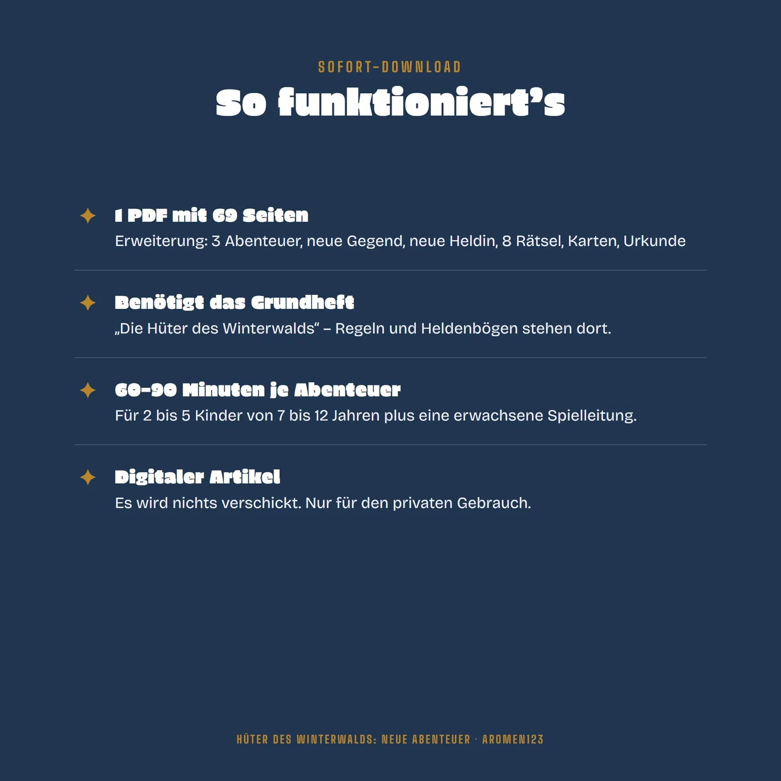 Rollenspiel-Erweiterung für Kinder – Die Hüter des Winterwalds – Einblick 4