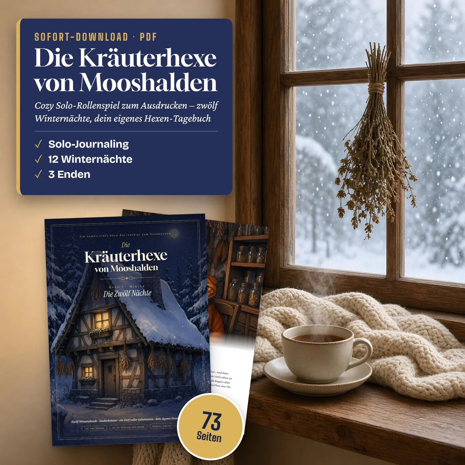 Solo-Rollenspiel zum Ausdrucken – Die Kräuterhexe von Mooshalden – Einblick 5
