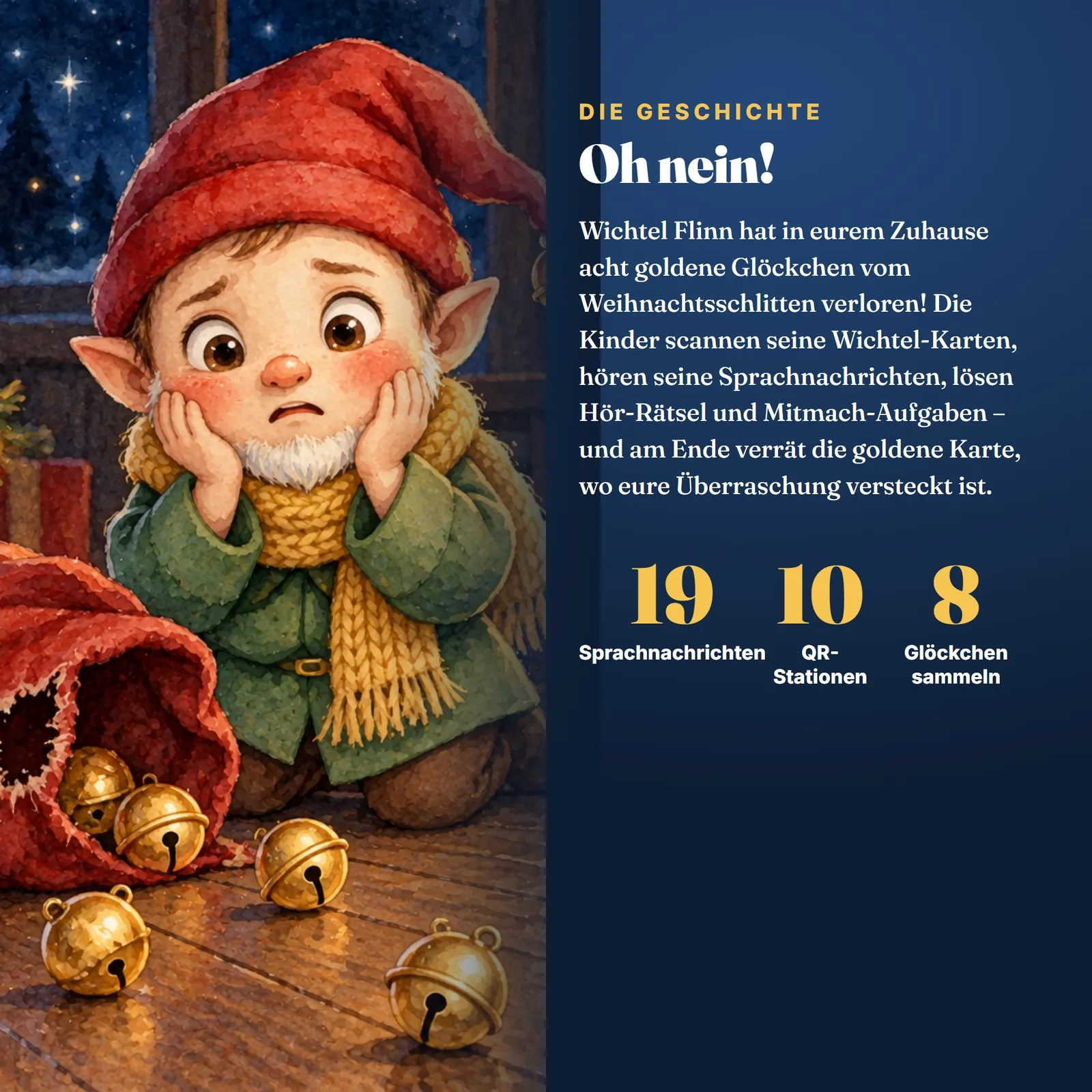 QR-Schnitzeljagd Weihnachten mit Sprachnachrichten – Wichtel-Mission QR-Schnitzeljagd Weihnachten mit Sprachnachrichten – Wichtel-Mission – Einblick 4
