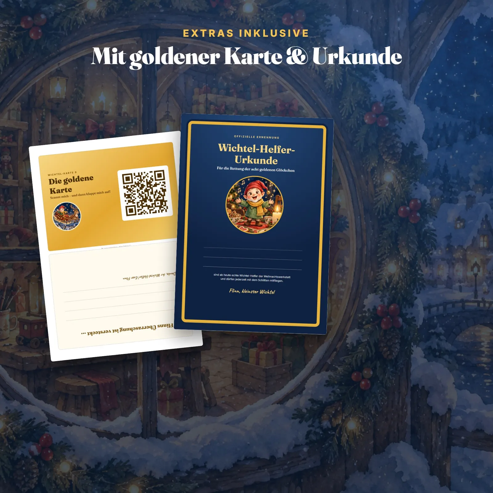 QR-Schnitzeljagd Weihnachten mit Sprachnachrichten – Wichtel-Mission QR-Schnitzeljagd Weihnachten mit Sprachnachrichten – Wichtel-Mission – Einblick 6