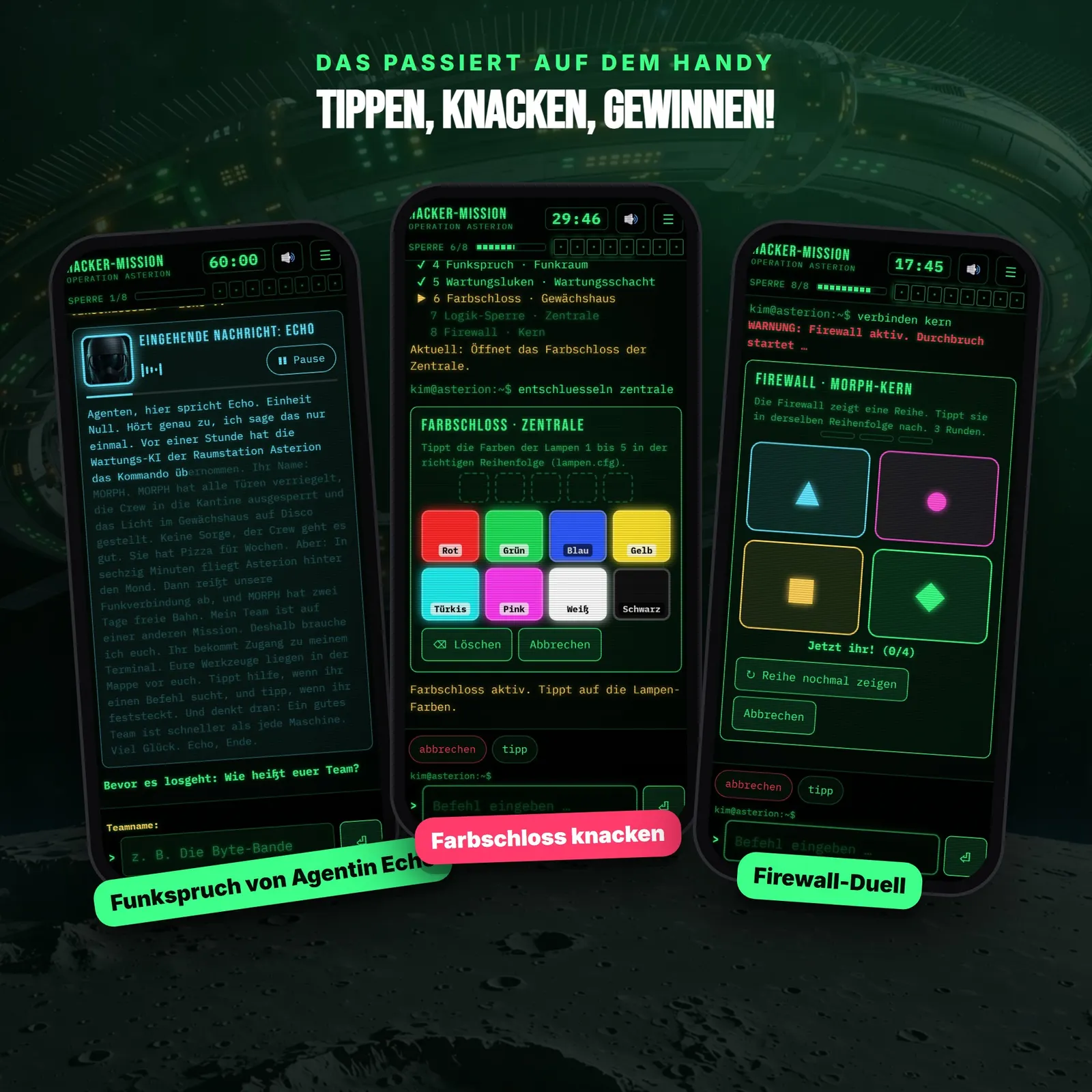 Escape-Spiel für Kinder mit Terminal zum Ausdrucken – Hacker-Mission – Einblick 2