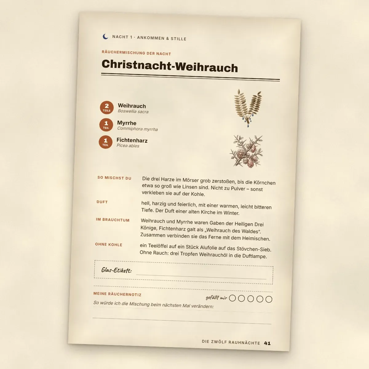 Rauhnächte – Das Räucherbuch: Räuchermischungen und Rituale als eBook – Einblick 2