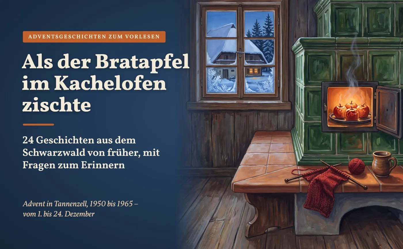 Als der Bratapfel im Kachelofen zischte – Adventsgeschichten als eBook Als der Bratapfel im Kachelofen zischte – Adventsgeschichten als eBook – Einblick 1