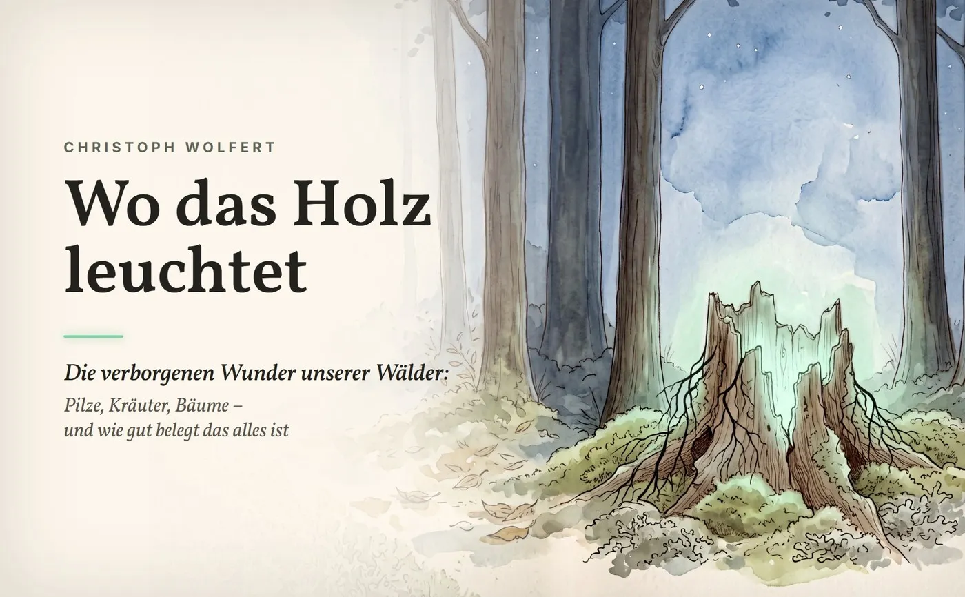 Wo das Holz leuchtet – Sachbuch über die Wunder des Waldes als eBook – Einblick 1