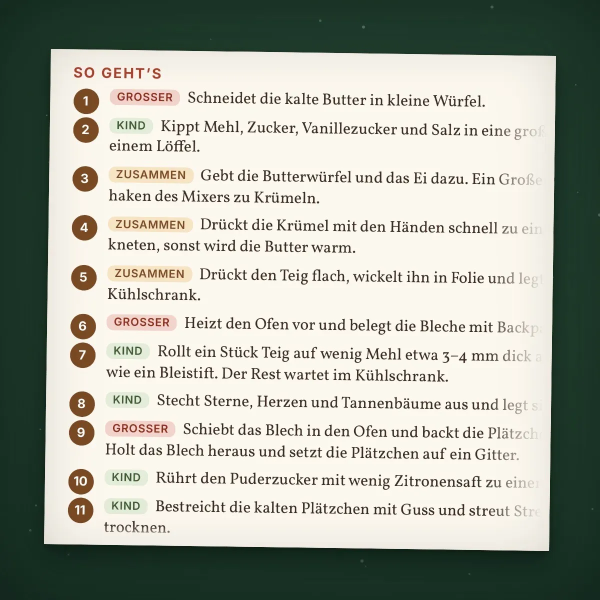 Plätzchen im Schneckentempo – Weihnachtsbackbuch als eBook – Einblick 2