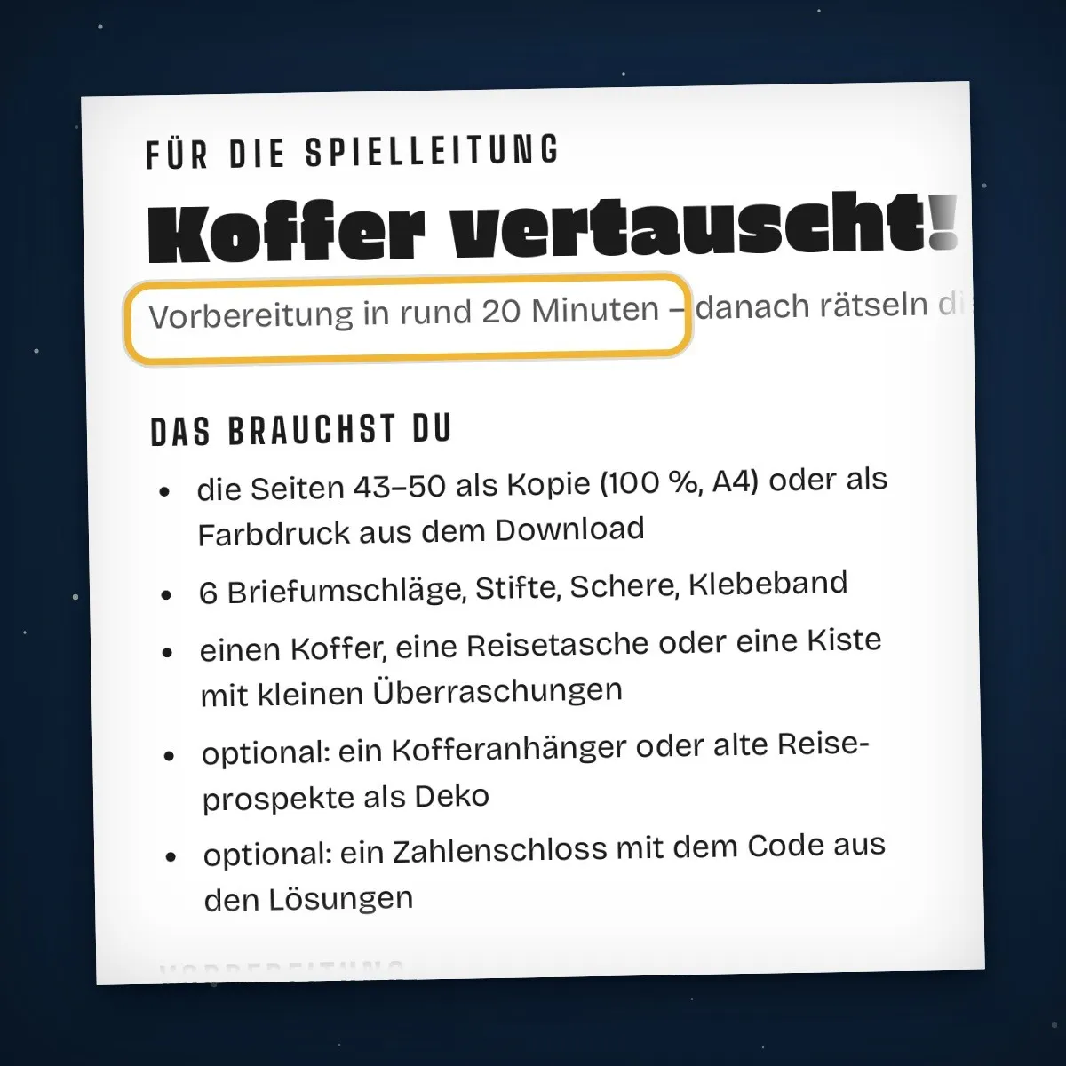 Escape Rooms für die ganze Familie – Rätselbuch als PDF zum Ausdrucken – Einblick 2