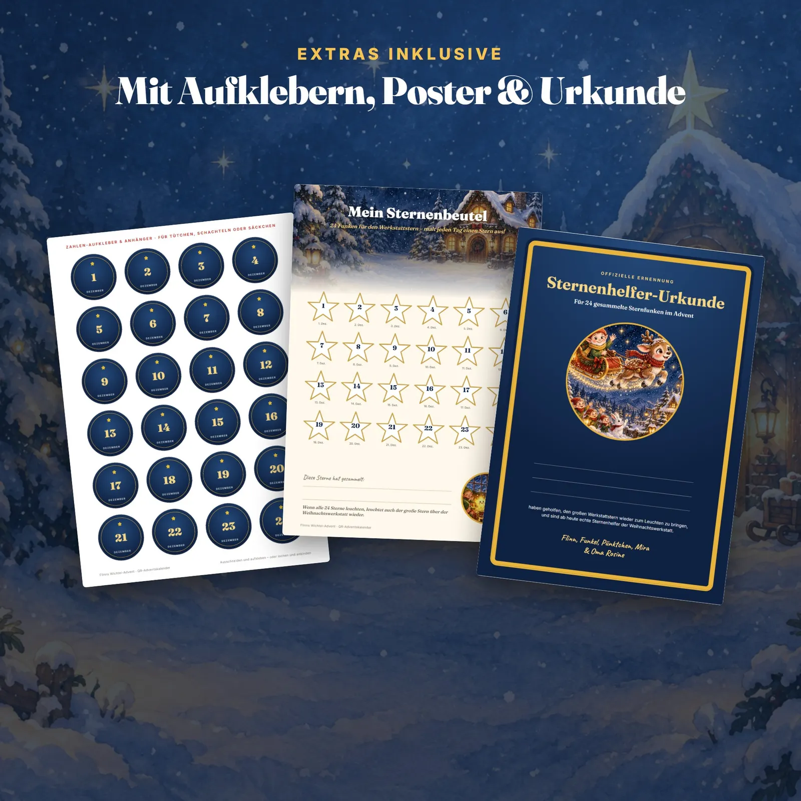 QR-Adventskalender mit Hörgeschichten – Flinns Wichtel-Advent – Einblick 6