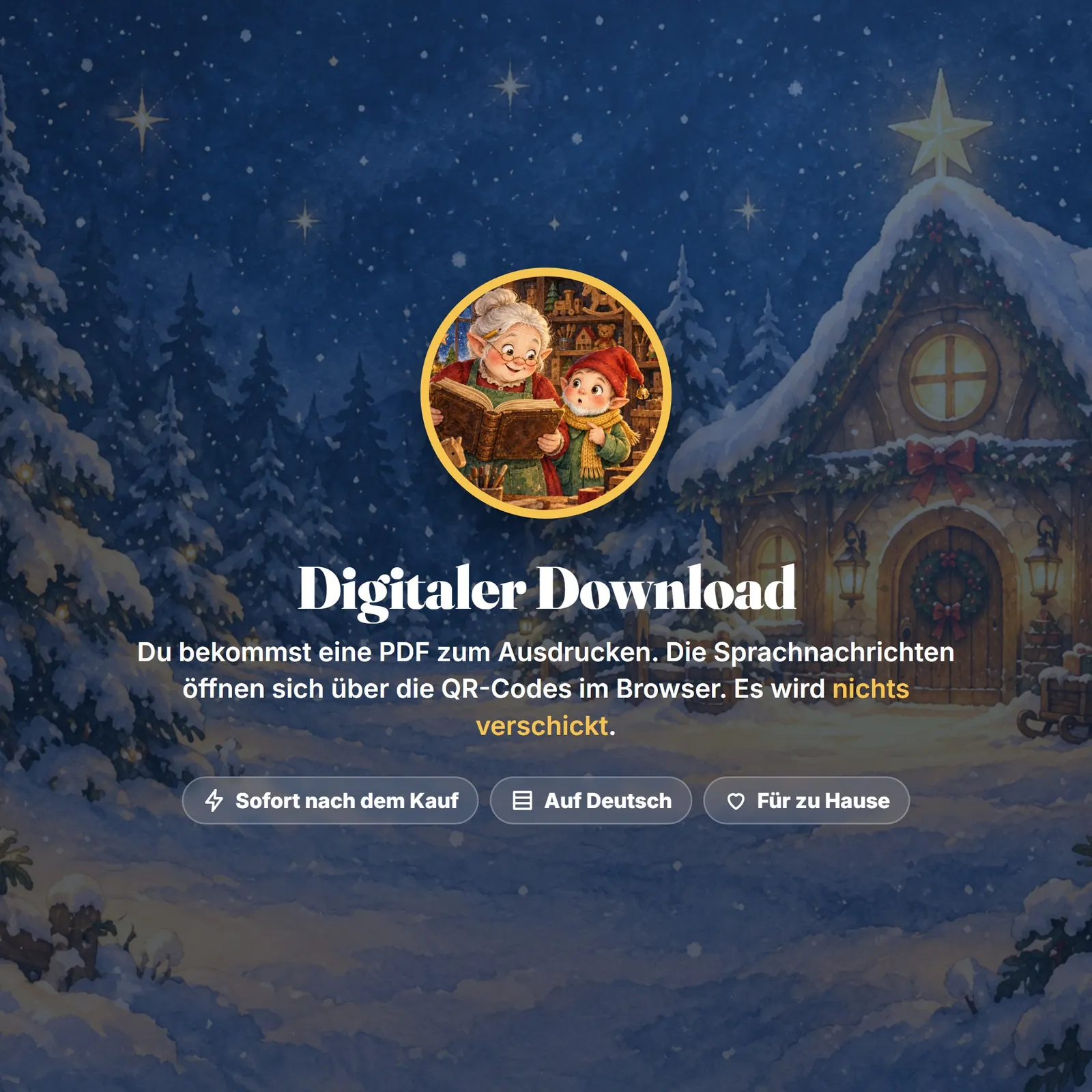 QR-Adventskalender mit Hörgeschichten – Flinns Wichtel-Advent – Einblick 7
