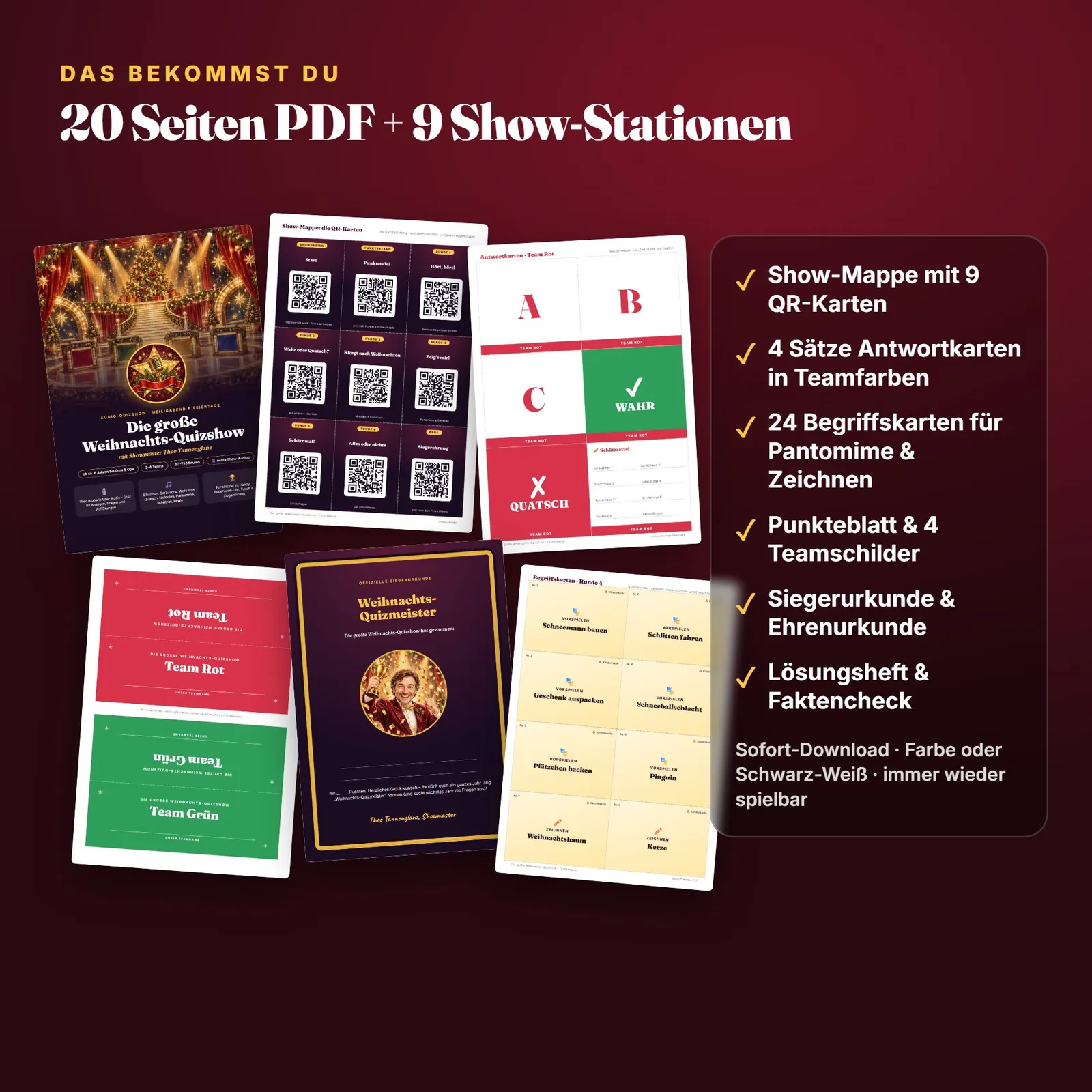 Weihnachtsquiz für die Familie – Die große Weihnachts-Quizshow Weihnachtsquiz für die Familie – Die große Weihnachts-Quizshow – Einblick 3