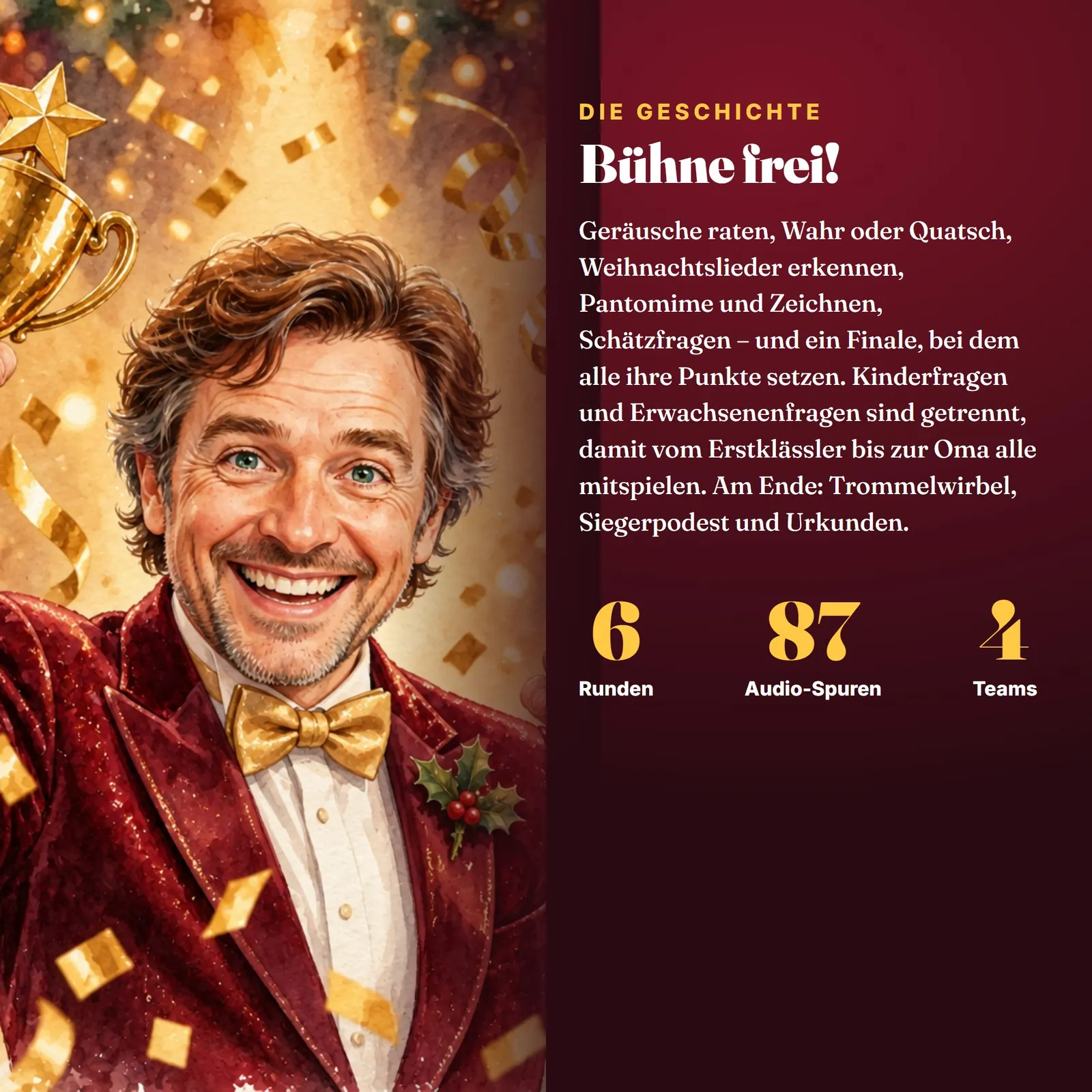 Weihnachtsquiz für die Familie – Die große Weihnachts-Quizshow Weihnachtsquiz für die Familie – Die große Weihnachts-Quizshow – Einblick 4