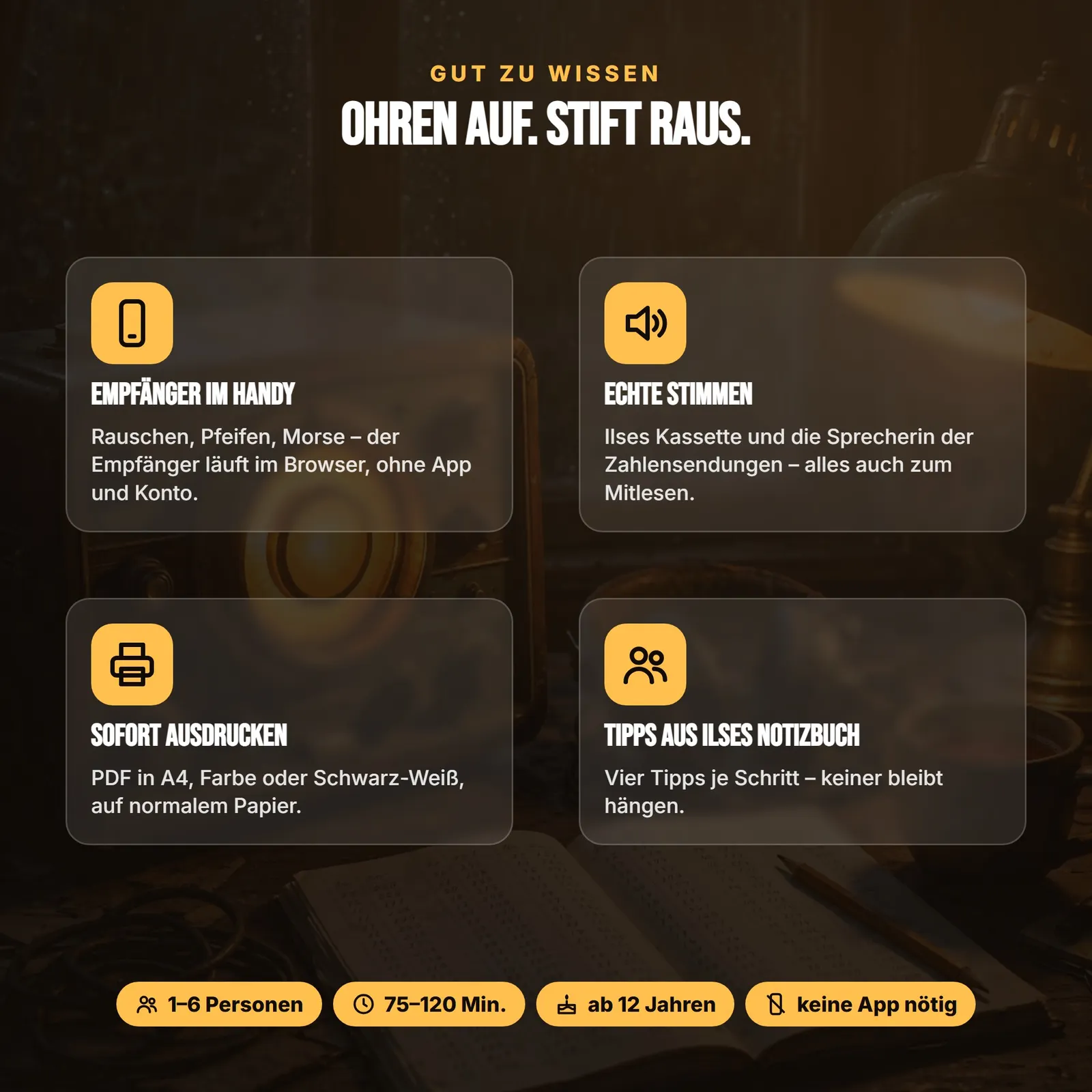Escape-Spiel zum Ausdrucken: ZAHLENSENDER – Die letzte Sendung – Einblick 5