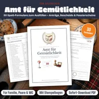 Video: Blick in Lustige Formulare zum Ausdrucken – Amt für Gemütlichkeit