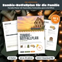 Video: Blick in Zombie-Notfallplan für die Familie – Parodie-Planer zum Ausfüllen