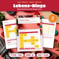Video: Blick in Bucket List Bingo als Excel-Vorlage – Lebens-Bingo mit 25 Feldern